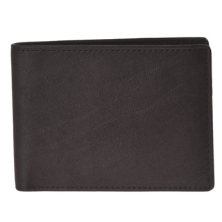 Joseph Abboud Men's Brown Leather Slim Passcase Wallet