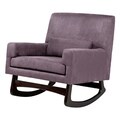 Microsuede Modern Rocker in Plum