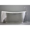 Penhaglion 'The Cleeve' 66-inch Cast Iron French Bateau Bathtub