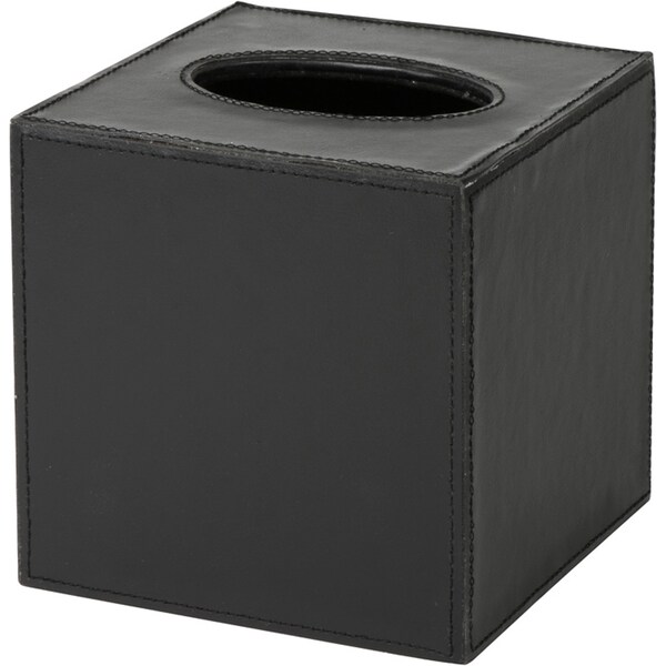 Black Faux Leather Tissue Box Cover 15231277 Shopping