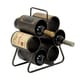 Casa Cortes Wine Enthusiast Metal 6-bottle Wine Holder Rack Display