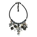 Moon Droplets Mixed Stone Pearl Beaded Necklace (Philippines)