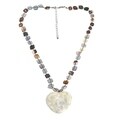 Mosaic Heart of Natural Shell Handmade Necklace (Philippines)