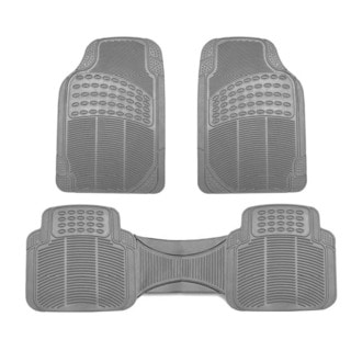 FH Group Gray Vinyl Full Set Floor Mats