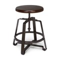 OFM Endure 25-inch Adjustable Height Spindle Stool