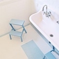Somer Tile Victorian Penny Matte Light Blue Porcelain Mosaic Tiles (Pack of 10)