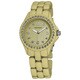 Vernier Ladies Soft Touch Beige Pastel Bracelet Quartz Fashion Watch
