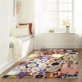 Momeni Lil' Mo Hipster Confetti Multi Rug (5' Round)