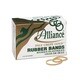 Alliance Pale Crepe Gold Rubber Bands (Pack of 1,100)