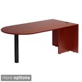 Boss Cherry or Mahogany Finished Bullet Desk