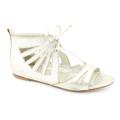 Aqua Women's 'OT Tie Front' Leather Sandals (Size 9)