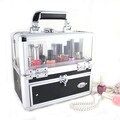 Jacki Design Black Nail Polish Organizer Manicure Case