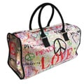 Louise Carey 'Love & Peace' Overnighter Duffel Bag