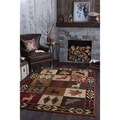 Natural 6590 Lodge Multi Area Rug (5'3 x 7'3)