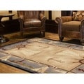 Natural 6582 Lodge Beige Area Rug (7'10 x 10'3)