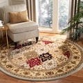 Safavieh Lyndhurst Grey/ Multi-colored Rug (6' Round)