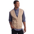 American Apparel Men's Knit Long Grid 5-button Vest