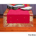 Hand Crafted 14-Inch x 70-Inch Sari Table Runner (India)