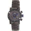 Swiss Precimax Men's 'Vector Pro SP13093' Black/ Blue Swiss Chronograph Watch