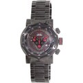 Swiss Precimax Men's 'Vector Pro SP13095' Black/ Red Swiss Chronograph Watch