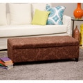 Bolbolac Flower Fabric Button-top Storage Bench/ Ottoman