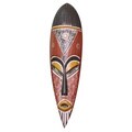 Handcrafted Sese Wood 'Honesty' African Mask (Ghana)