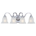 Sea Gull Lighting Four-Light Chrome Wall/Bath Lighting Fixture