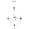 Metro 3-light Chandelier in Antique Silver