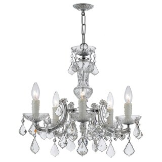 Maria Theresa 5-light Chandelier in Chrome