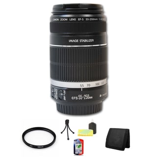 Canon EF-S 55-250mm f/4-5.6 IS II Lens Bundle