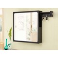 All-in-One Black Multi-Storage Hanging Mirror