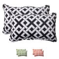 Pillow Perfect Outdoor Boxin Corded Rectangular Throw Pillow (Set of 2)