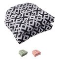 Pillow Perfect 'Boxin' Outdoor Wicker Seat Cushions (Set of 2)