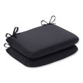 Pillow Perfect Outdoor Fresco Rounded Seat Cushion (Set of 2)