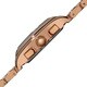 Vernier Ladies Boyfriend-Sized Rose-Tone Tonneau Faux-Chrono Bracelet Watch