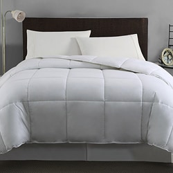 VCNY White Cotton Feather and Down Blend Comforter