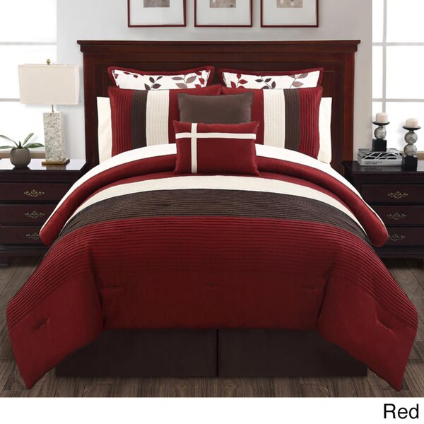 Hudson 8Piece Reversible Comforter Set Overstock™ Shopping Great