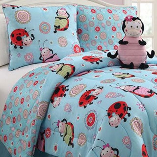 Lola The Lady Bug Reversible 3-piece Comforter Set