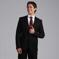 English Laundry Men's Slim Fit Black 2-Button Sportcoat