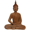 11-Inch Thai Sitting Zenjo-in Iron Look Buddha Statue (China)