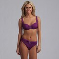 Jantzen Purple Jewled Bandeau Bikini Set