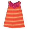 Funkyberry Girls' A-line Tie-Dye Orange Dress