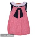 Funkyberry Girls' Nautical Sailor Bubble Dress