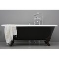 'The Cardigan' from Penhaglion 72-inch Cast Iron Double Ended Clawfoot Bathtub
