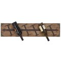 Reclaimed Wood Wall-mount 6-bottle Wine Holder