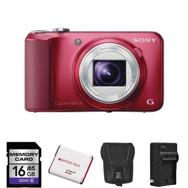 Sony Cyber-shot DSC-H90 16.1MP Digital Camera Bundle