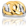 Goldplated Stainless Steel Oval Chain Link Ring