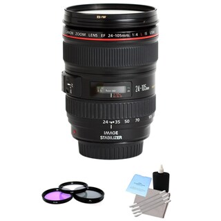 Canon 24-105mm f/4L IS EF USM AF Lens Bundle