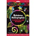 Melissa & Doug Rainbow Holographic Scratch Magic Art Board Set