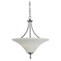 Sea Gull Lighting Three-light Antique Brushed Nickel Uplight Pendant